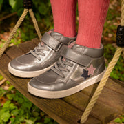 Start-rite Orbit Star 1765_4 Pearlised Slate Grey Girls Ankle Boot
