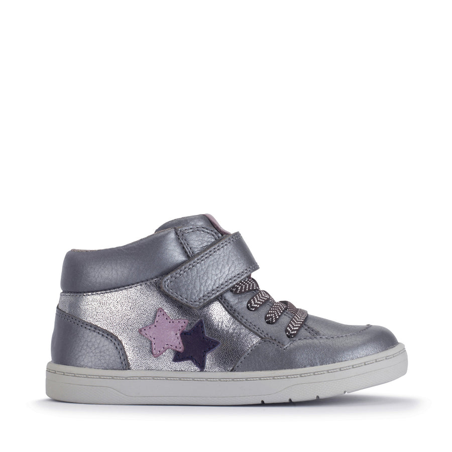 Start-rite Orbit Star 1765_4 Pearlised Slate Grey Girls Ankle Boot