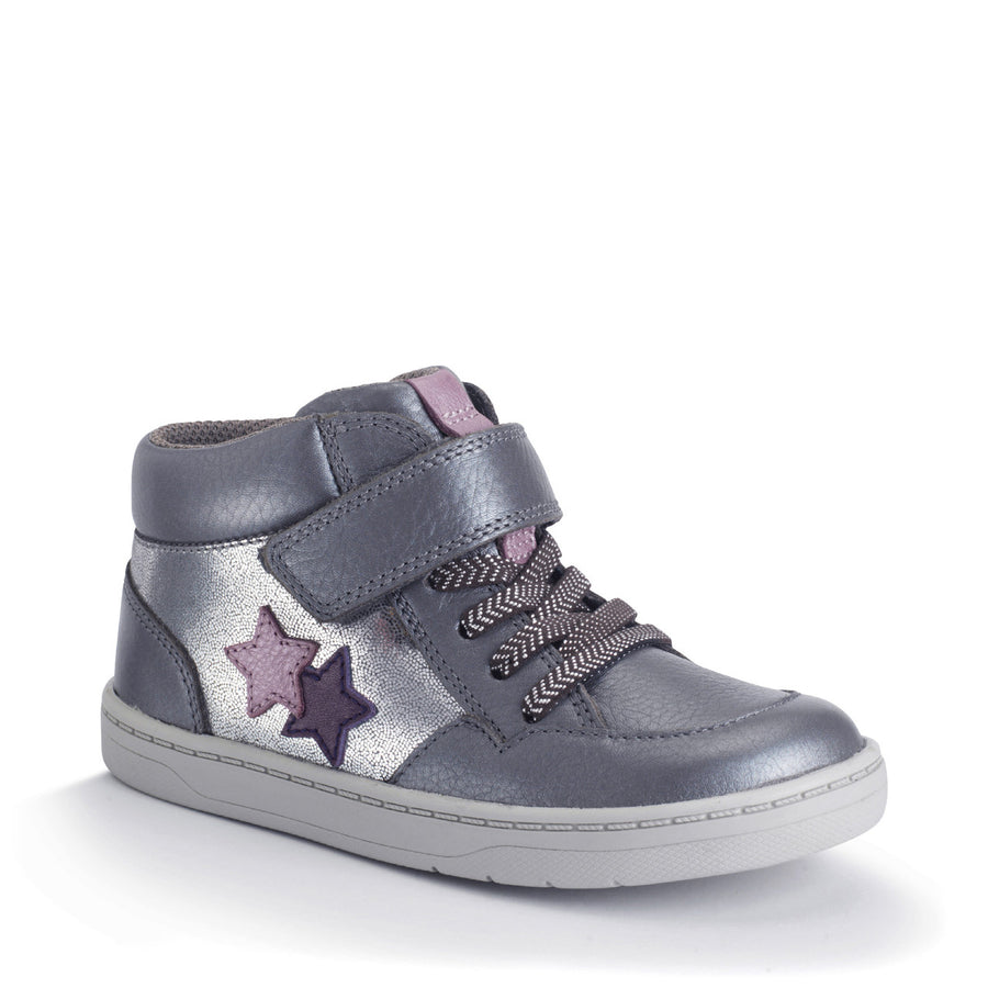 Start-rite Orbit Star 1765_4 Pearlised Slate Grey Girls Ankle Boot