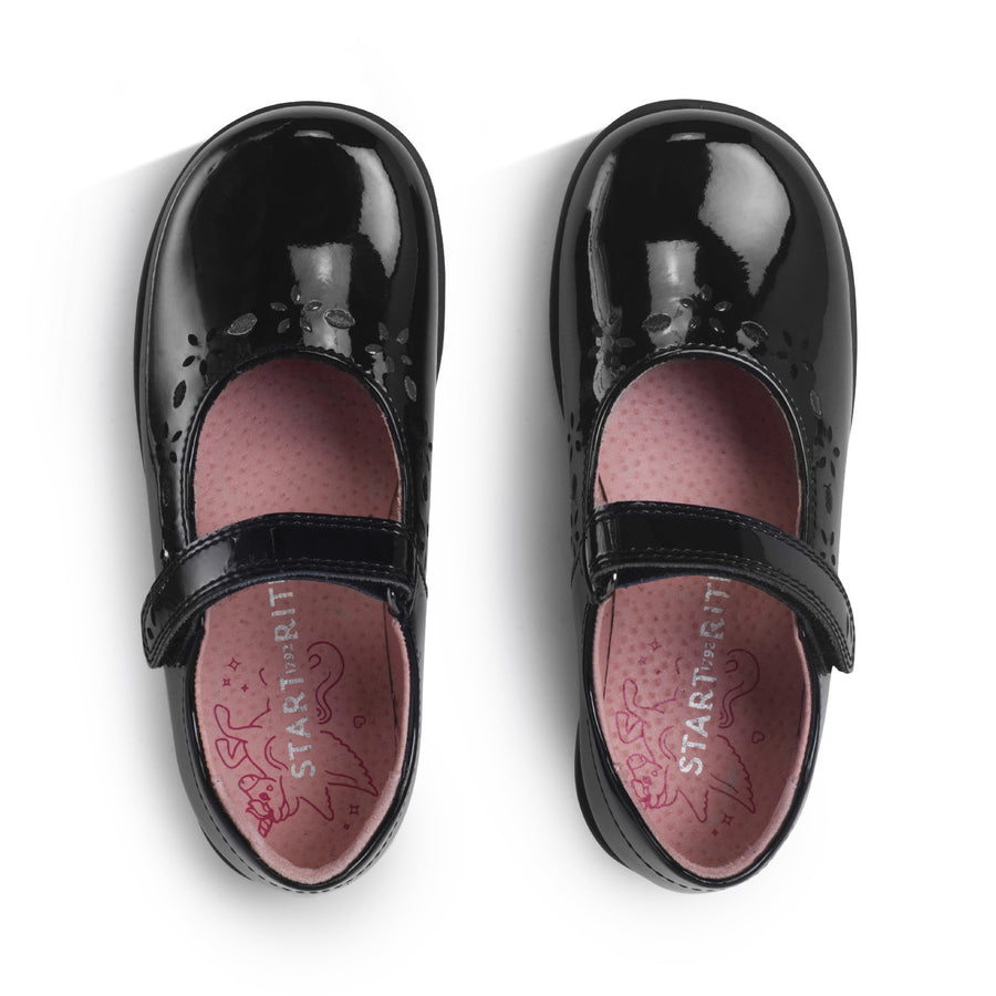 Start-Rite Emily 1790_3 Black Patent School Shoes