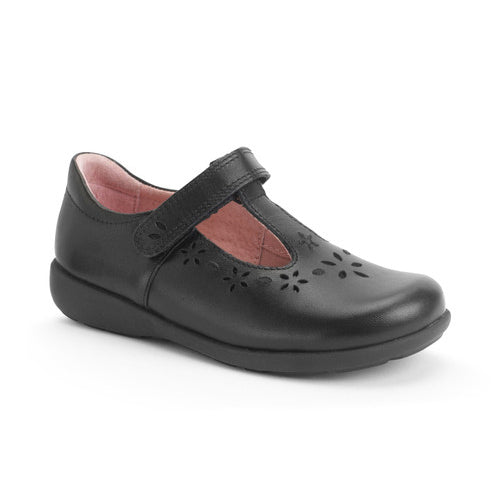 Start-Rite Charlotte 1791_7 Black Leather  School Shoes