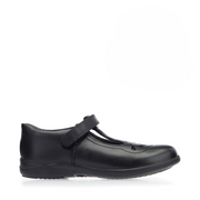 Start-Rite Poppy 2747_7 Black Leather Girls School Shoe