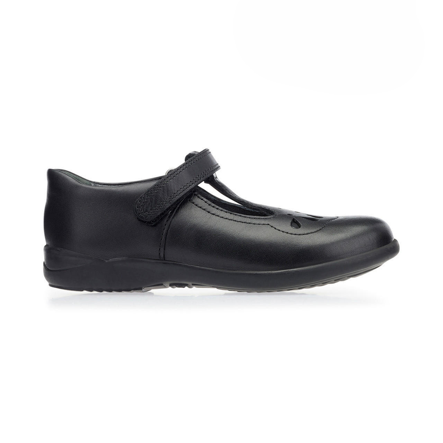 Start-Rite Poppy 2747_7 Girls Black Leather School Shoe