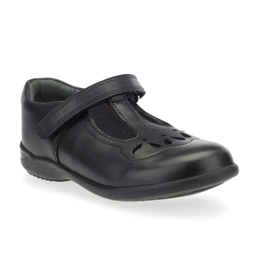 Start-Rite Poppy 2747_7 Girls Black Leather School Shoe