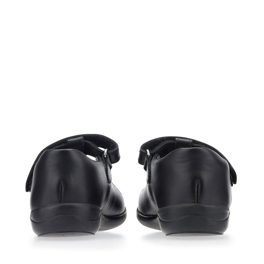 Start-Rite Poppy 2747_7 Black Leather Girls School Shoe
