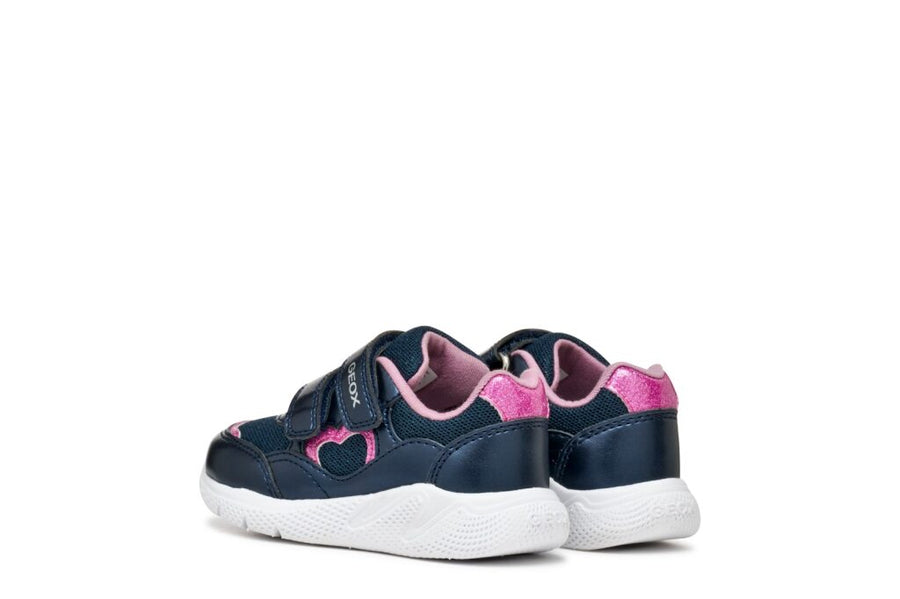 Geox B SPRINTYE GIRL B564TA 0GNAJ C4002 Girls Navy Trainer