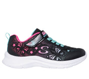 Skechers Jumpsters 2.0 Butterfly Flush 303380L Black / Multi Girls Trainer
