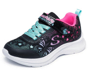 Skechers Jumpsters 2.0 Butterfly Flush 303380L Black / Multi Girls Trainer