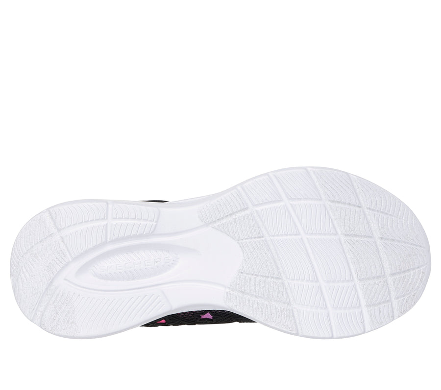 Skechers Jumpsters 2.0 Butterfly Flush 303380L Black / Multi Girls Trainer