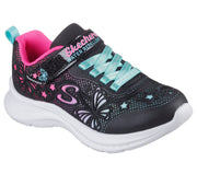 Skechers Jumpsters 2.0 Butterfly Flush 303380L Black / Multi Girls Trainer