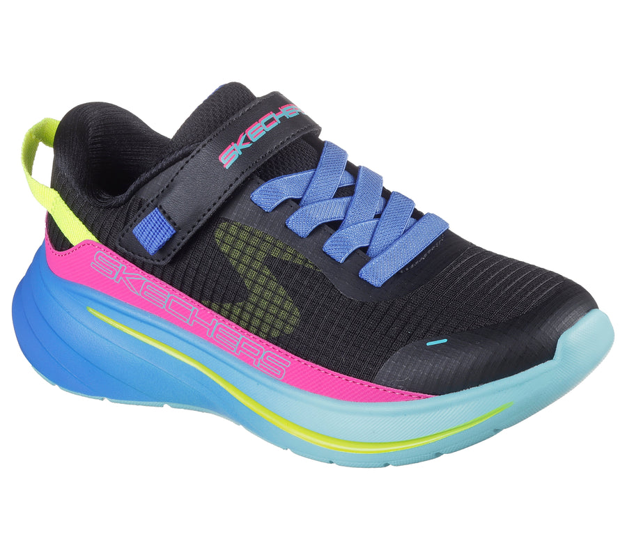 Skechers 303571L Wave 92 Imara Lite BKMT BLACK Girls Trainer