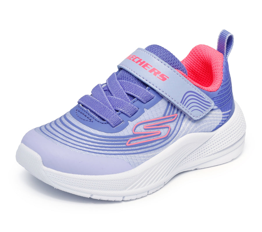 Skechers Microspec Advance 303575N Girls Lavender Trainer