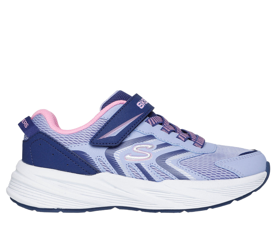 Skechers Microspec Tread 303642L Girls Periwinkle Trainer