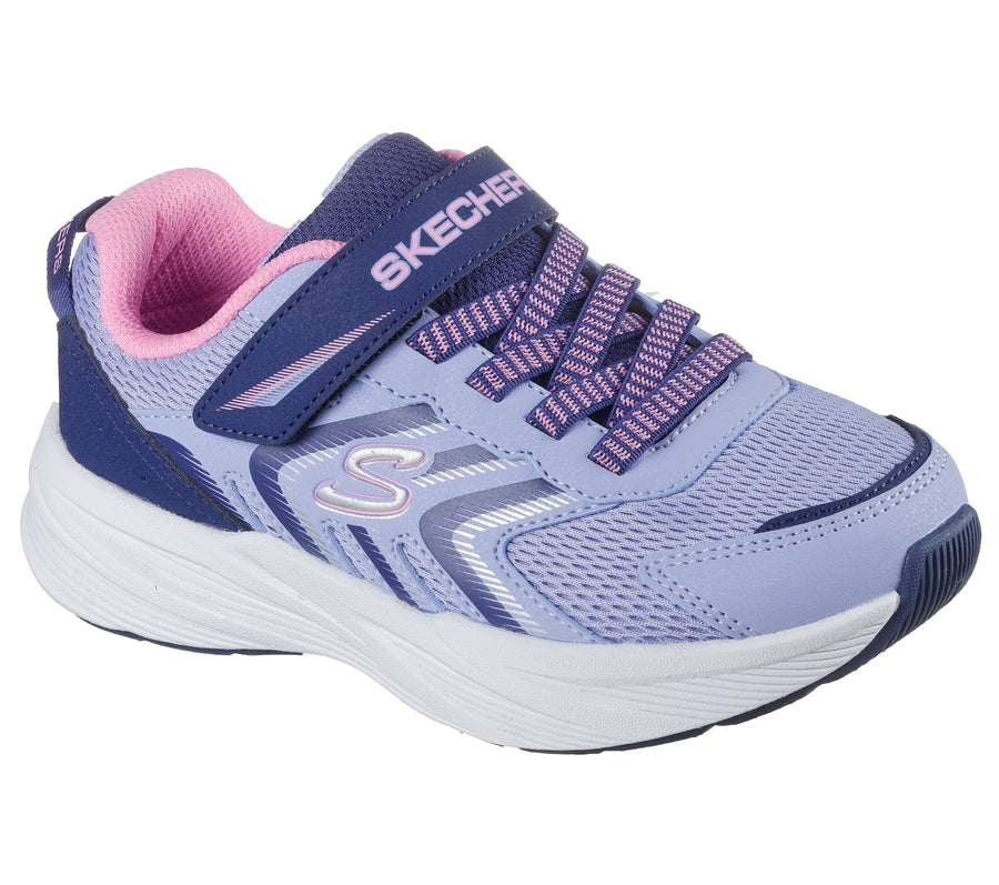 Skechers Microspec Tread 303642L Girls Periwinkle Trainer