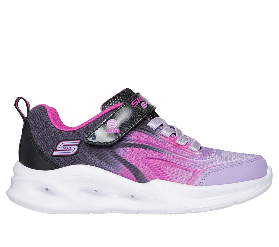 Skechers Sola Glow Colour Bright 303713L Girls Multi Lights Trainer