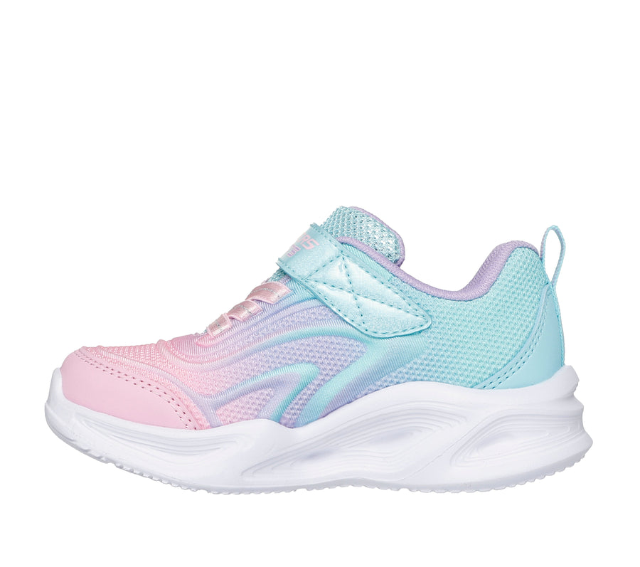 Skechers Sola Glow Clolour Breeze 303713N Girls Lights Trainer