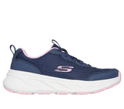 Skechers Edgeride 303982L Girls Navy / Lavender Trainer