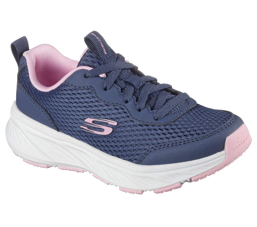 Skechers Edgeride 303982L Girls Navy / Lavender Trainer