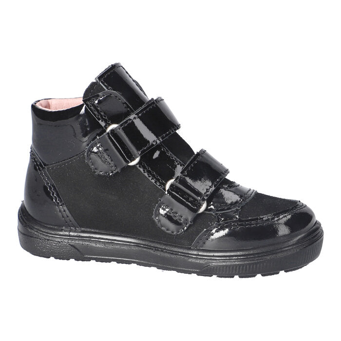Ricosta Cathy Leather Black School Boot 7303802-090