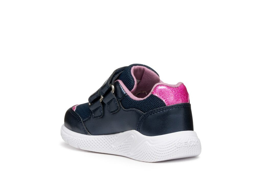 Geox B SPRINTYE GIRL B564TA 0GNAJ C4002 Girls Navy Trainer