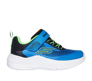 Skechers Microspec Advance 403926N Boys Blue / Lime Trainer