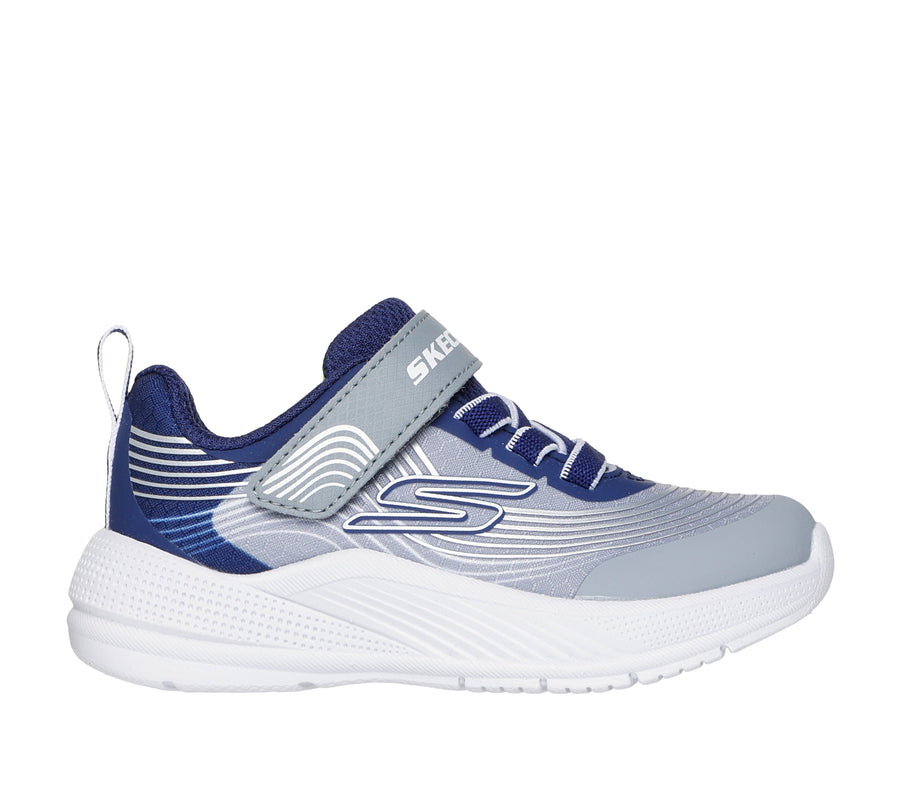 Skechers Microspec Advance 403926N Boys Navy / Light Grey Trainer