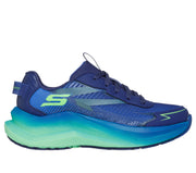 Skechers Max Cushioning Ascent 404023L Boys Navy / Lime Trainer