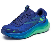 Skechers Max Cushioning Ascent 404023L Boys Navy / Lime Trainer