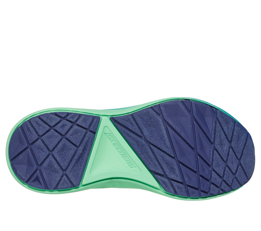 Skechers Max Cushioning Ascent 404023L Boys Navy / Lime Trainer