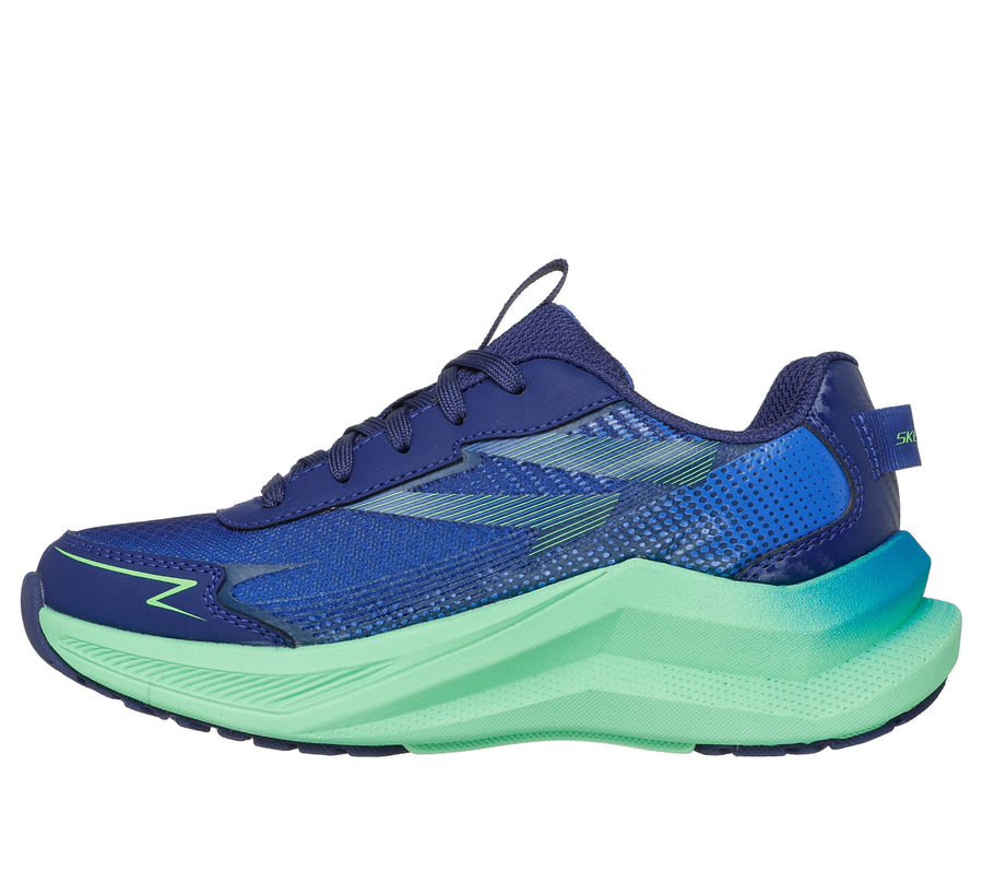 Skechers Max Cushioning Ascent 404023L Boys Navy / Lime Trainer