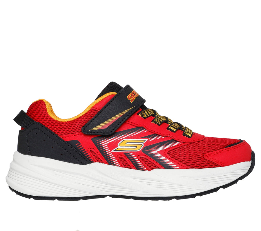 Skechers Microspec Tread 404115L Boys Red / Black Trainer