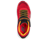 Skechers Microspec Tread 404115L Boys Red / Black Trainer