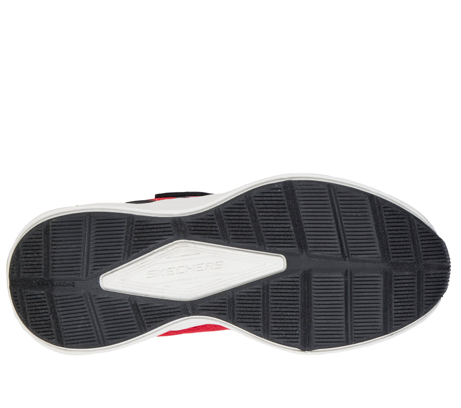 Skechers Microspec Tread 404115L Boys Red / Black Trainer