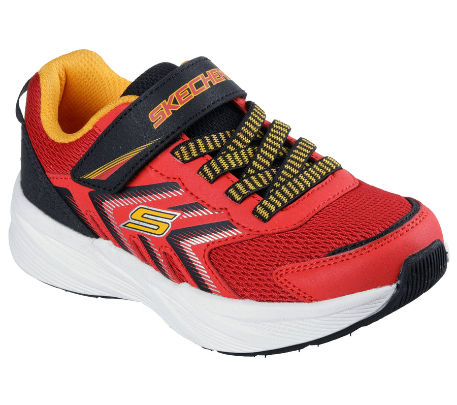 Skechers Microspec Tread 404115L Boys Red / Black Trainer
