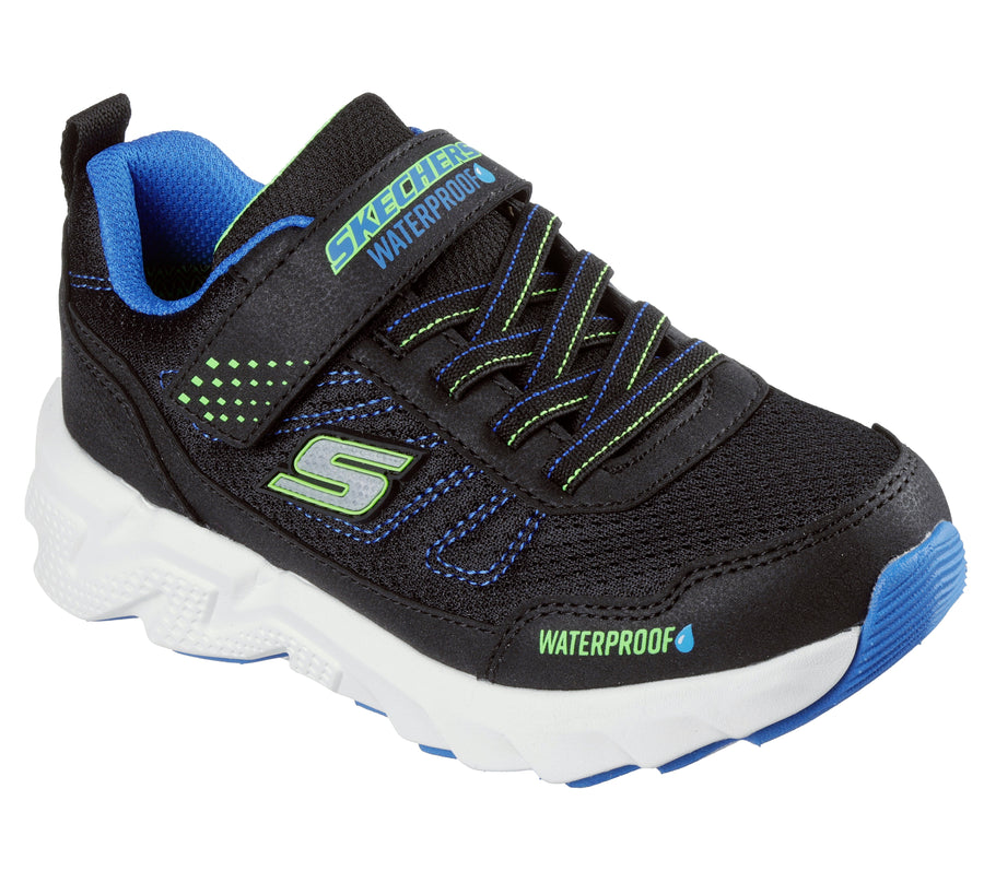 Skechers Elite Sport Tread 406334L Boys Black / Blue Waterproof Trainer