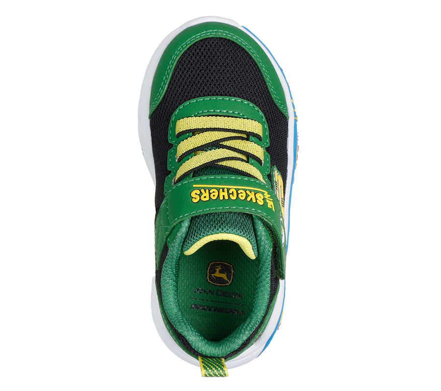 Skechers Play Scene Barn Squad Buddies 407065N Boys Green Trainer