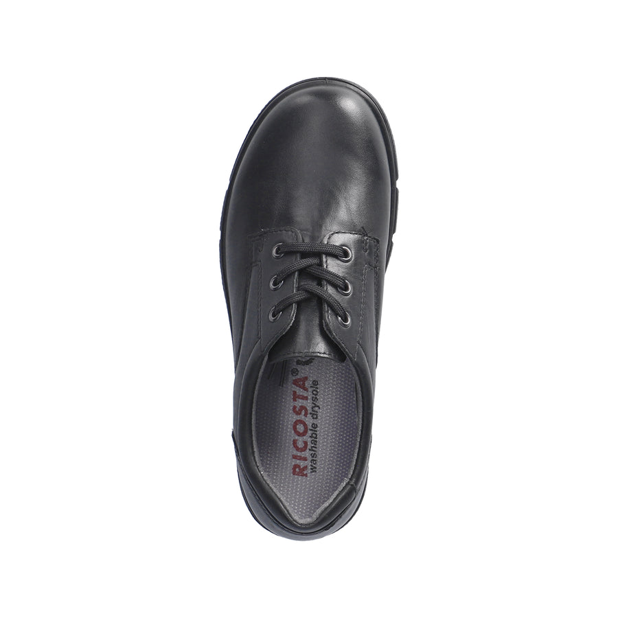 Ricosta Stace 50 8001002/090 Black School Shoes