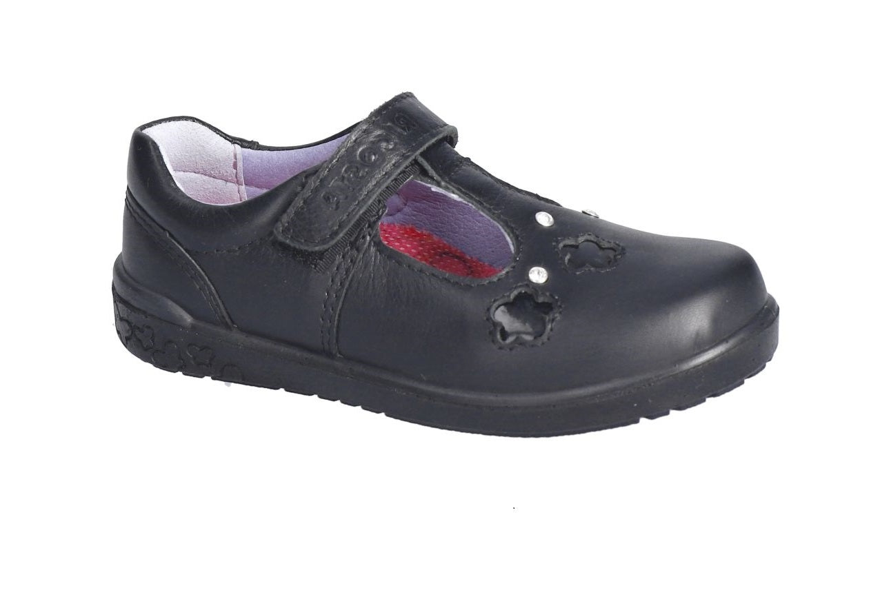 Ricosta Leona 50 8600602/090 Black School Shoes Medium