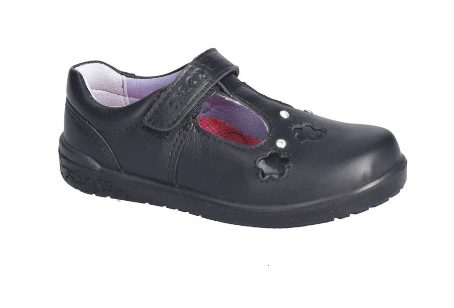 Ricosta Leona 50 8600602/090 Black School Shoes Medium