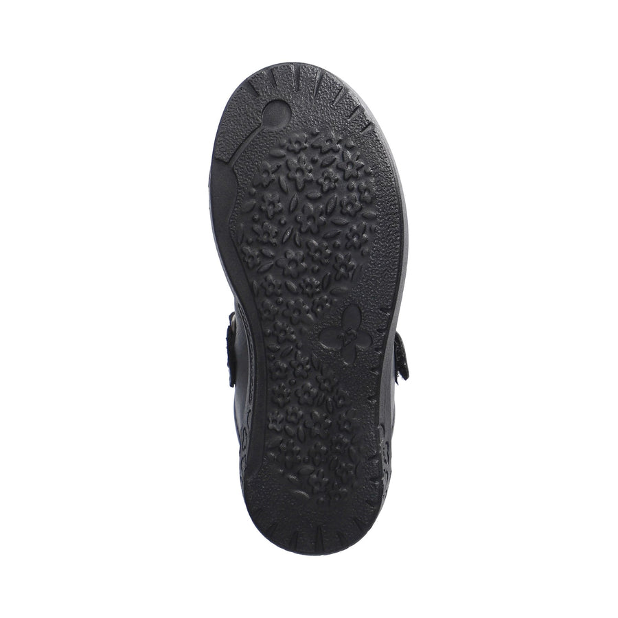 Ricosta Leya 50 8600702/090 Black School Shoes