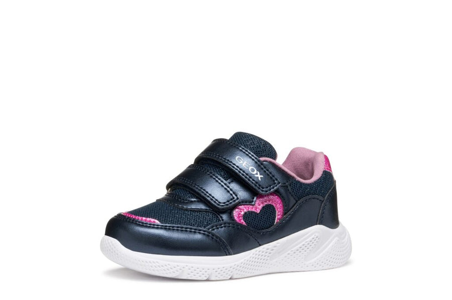 Geox B SPRINTYE GIRL B564TA 0GNAJ C4002 Girls Navy Trainer