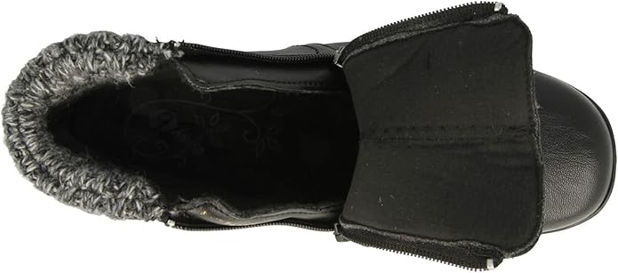 DB Shoes Stoke Black Stretch Ladies 2V Boot