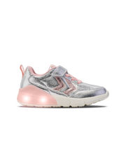 Hummel Daylight Glitter Jr Girls Silver Trainer 224690