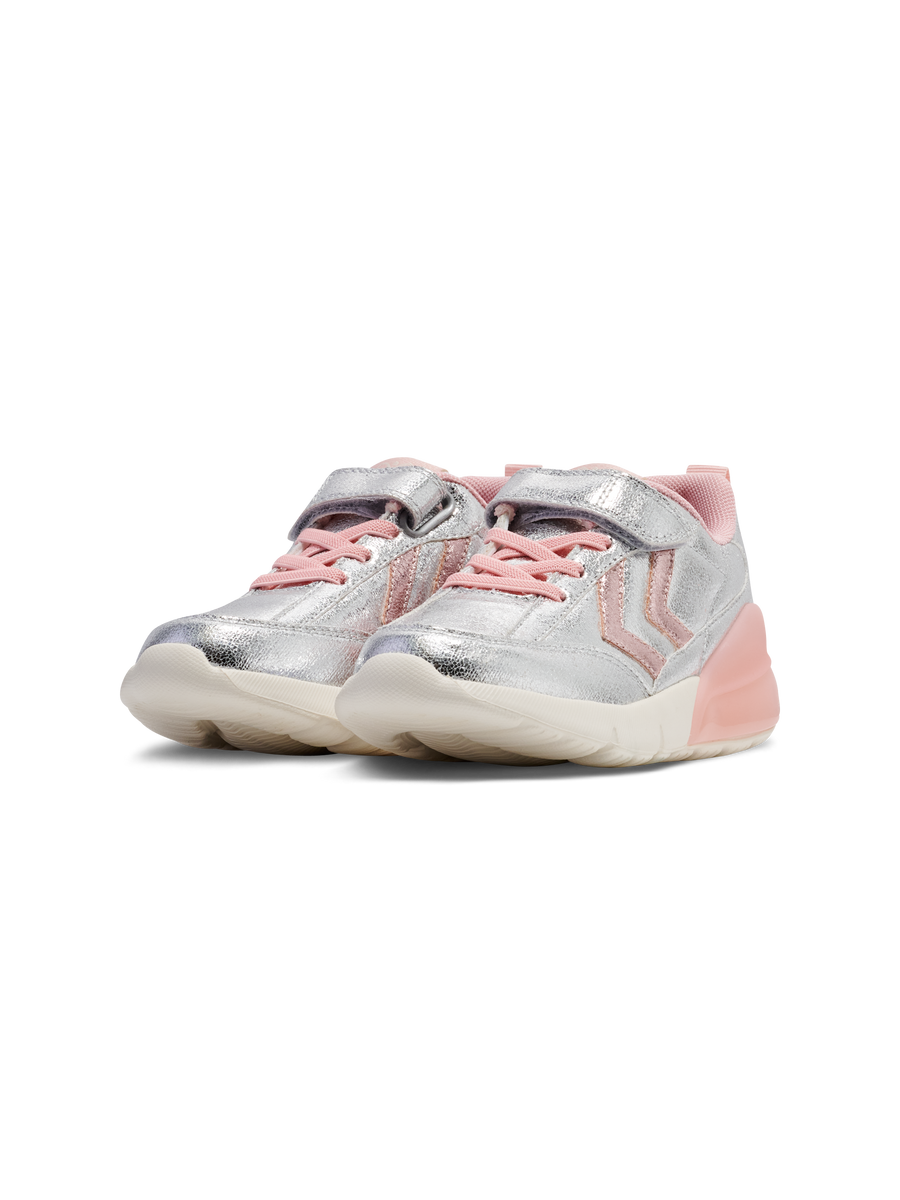 Hummel Daylight Glitter Jr Girls Silver Trainer 224690