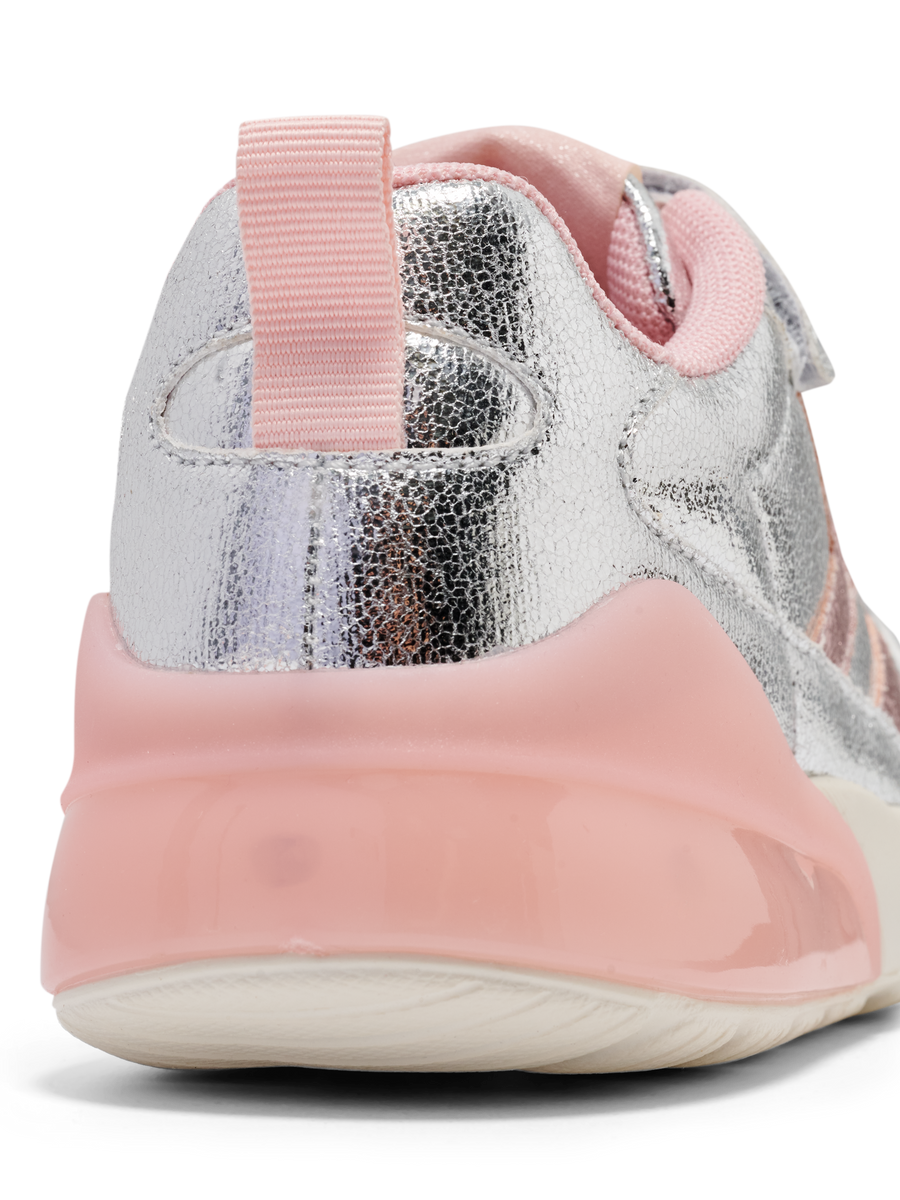 Hummel Daylight Glitter Jr Girls Silver Trainer 224690