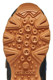 Geox J MAGNETAR B.B J463ZB 050FU C0948 Boys Navy / Brown Trainer