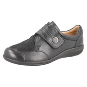 DB Shoes 68205A Ember 2V Black Leather Ladies Shoe