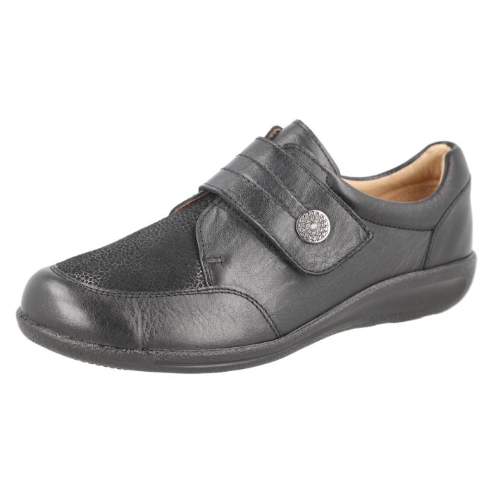 DB Shoes 68205A Ember 2V Black Leather Ladies Shoe