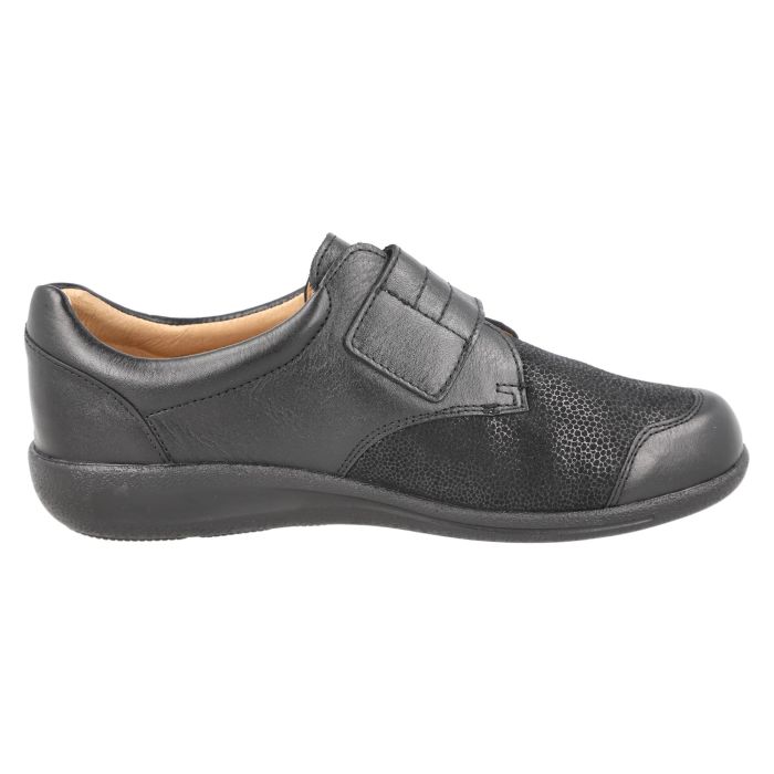 DB Shoes 68205A Ember 2V Black Leather Ladies Shoe