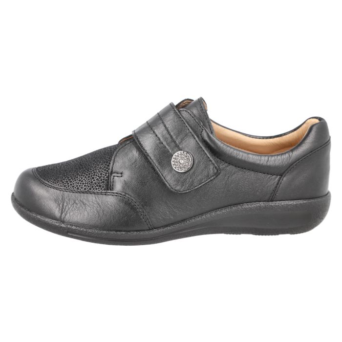 DB Shoes 68205A Ember 2V Black Leather Ladies Shoe